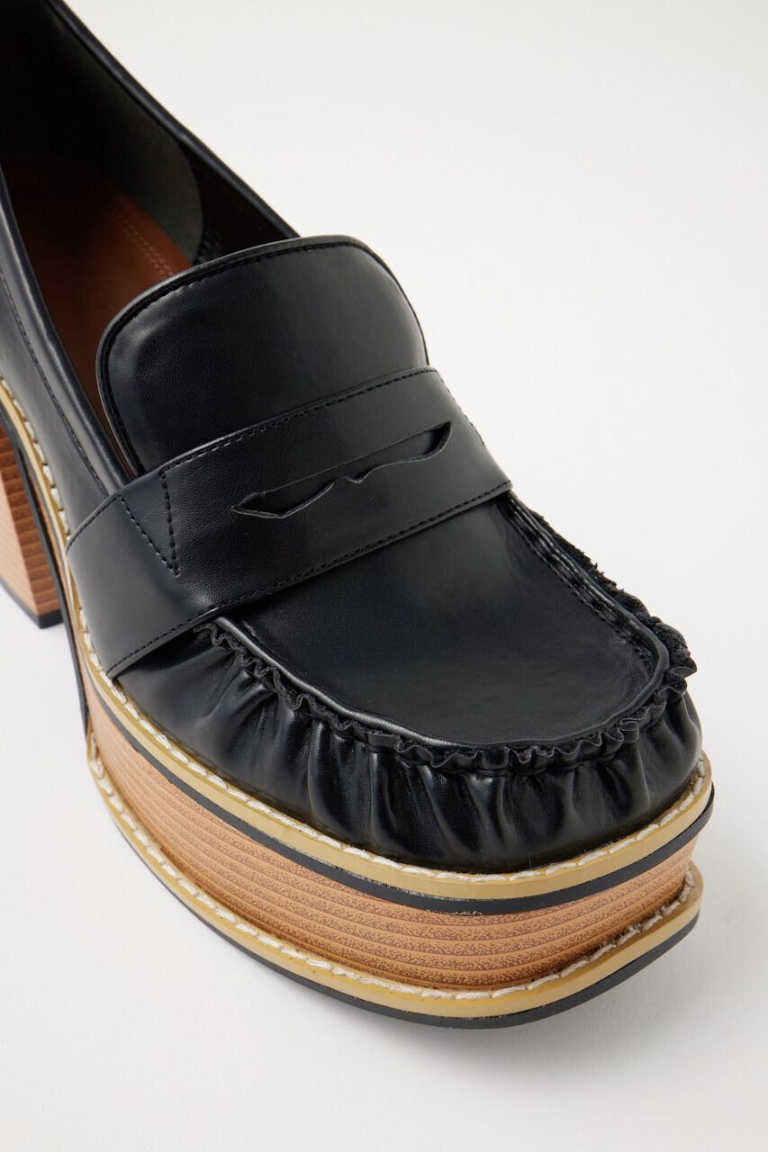MOUSSY「PLATFORM SQUARE ローファー」|ローファー|