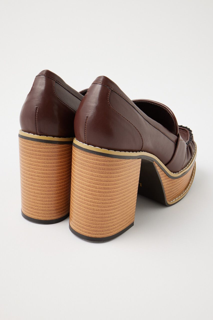 MOUSSY「PLATFORM SQUARE ローファー」|ローファー|