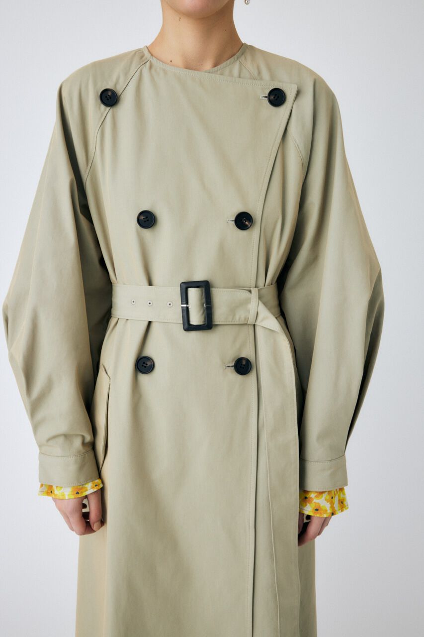 MOUSSY「COLLARLESS TRENCH コート」|その他|