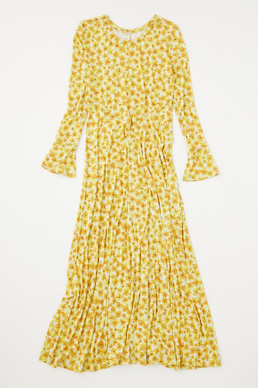 MOUSSY「FLORAL PRINT マキシドレス」|ワンピース|