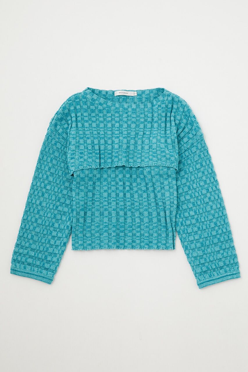 MOUSSY「MIX COLOR ニットセット」|ニット・セーター|L/BLU1