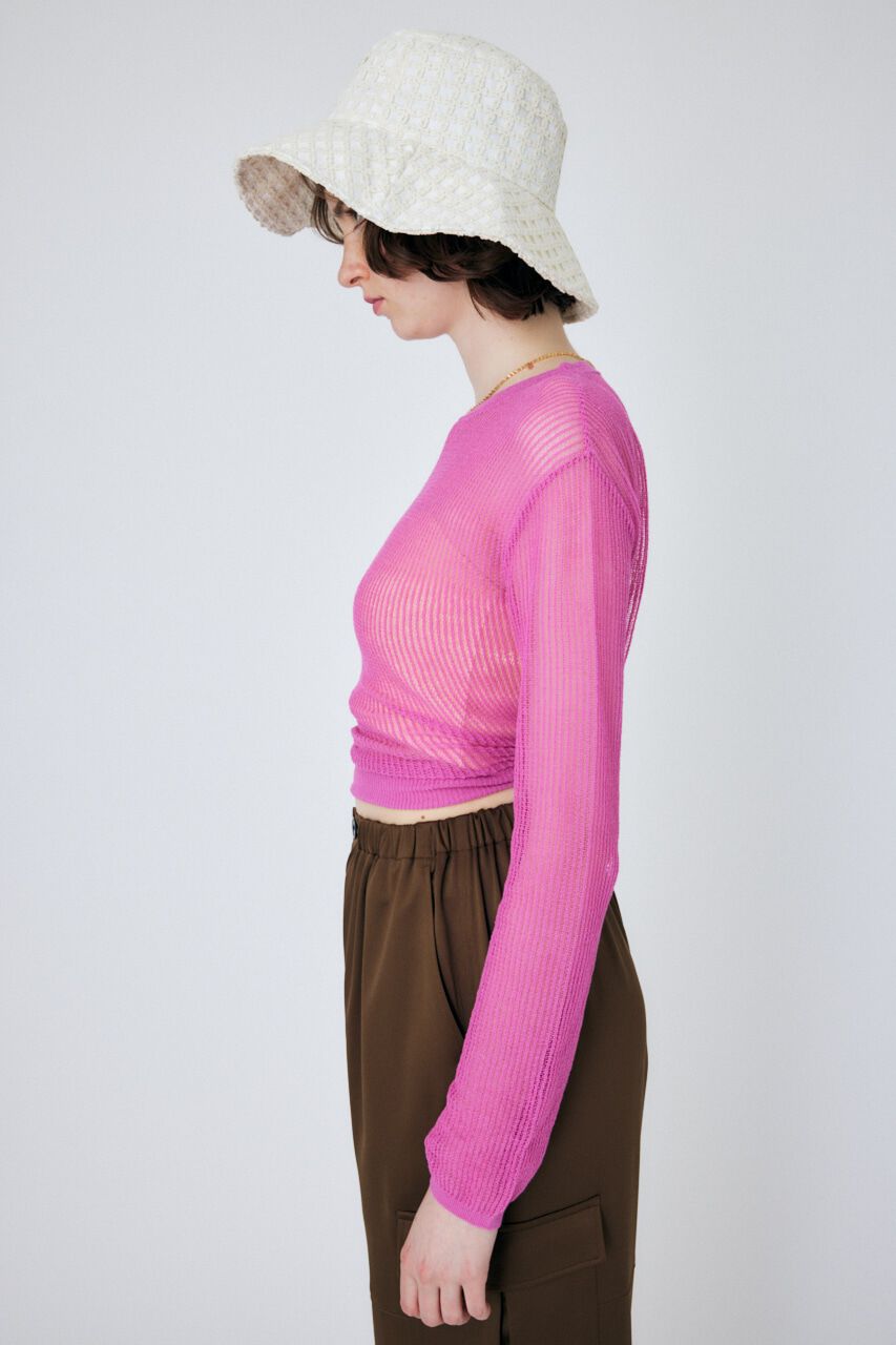 MOUSSY「MESH KNIT トップス」|ニット・セーター|