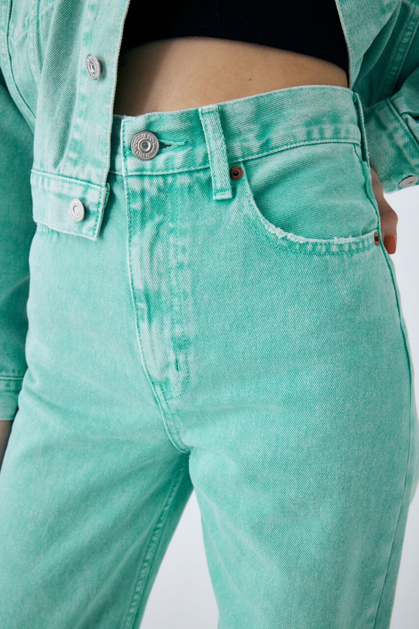 MOUSSY「POP DYE 90S STRAIGHT」|デニム|