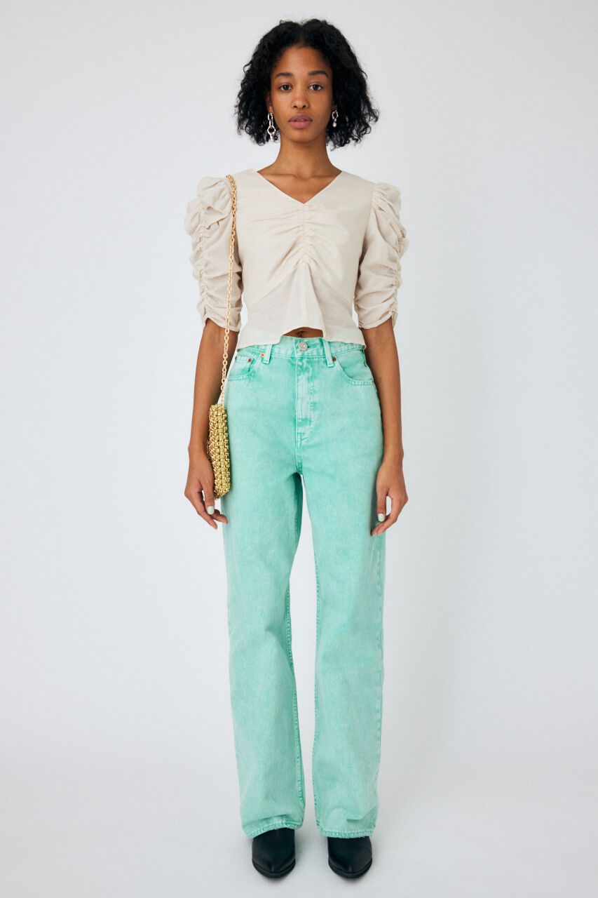 MOUSSY「POP DYE 90S STRAIGHT」|デニム|