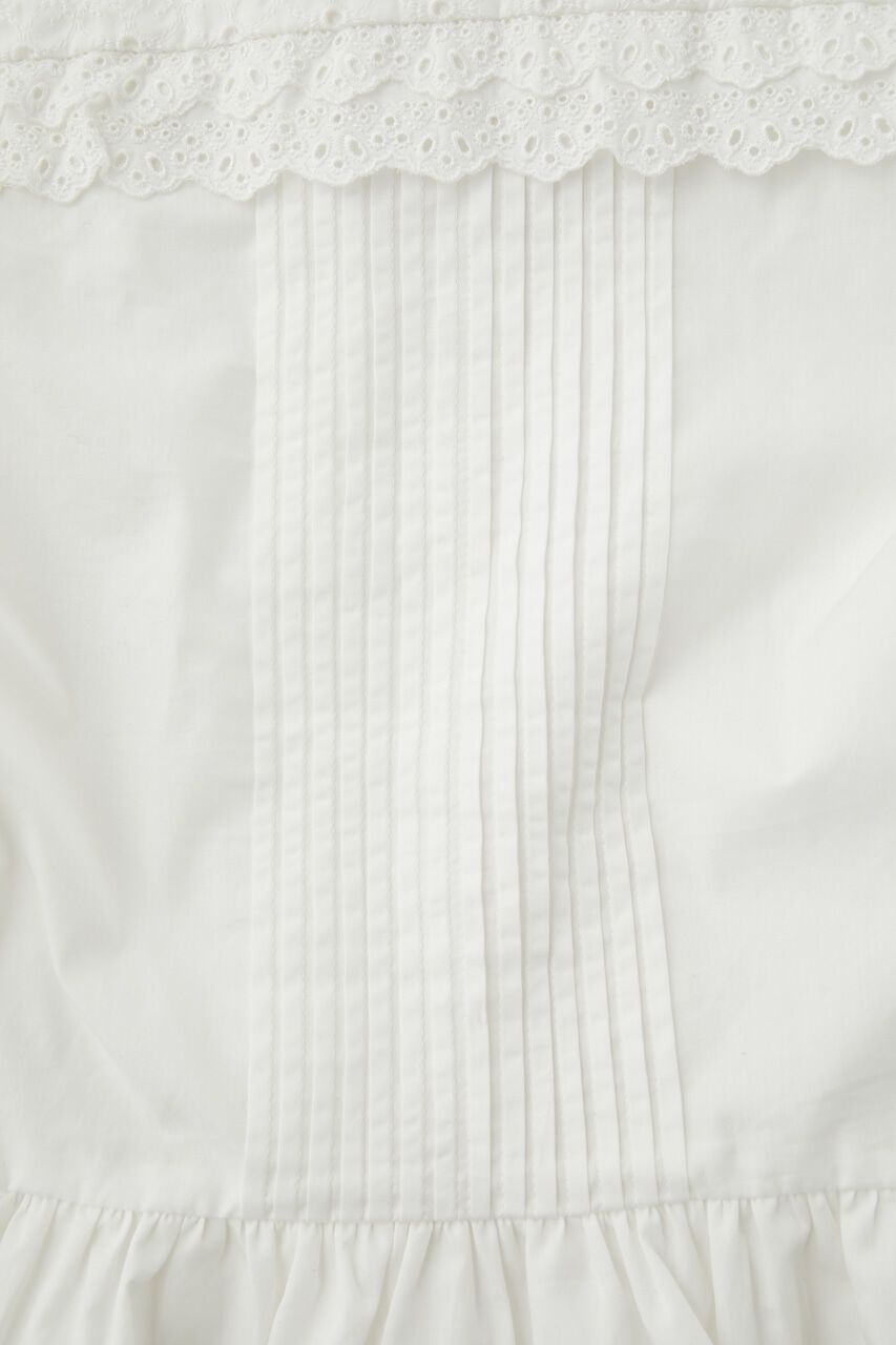 MOUSSY「LACE SHIRRING SLEEVE ブラウス」|シャツ・ブラウス|