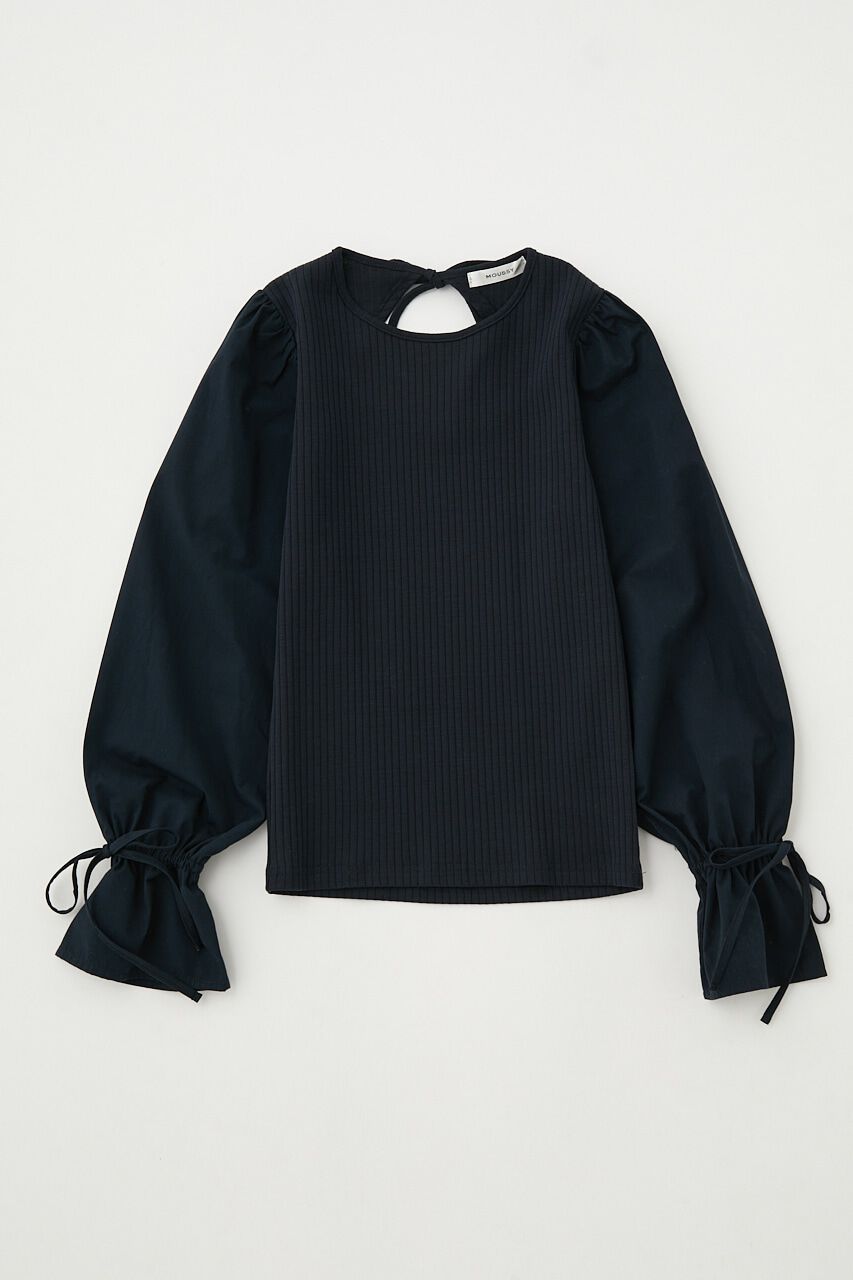MOUSSY「DOKING RIB トップス」|Tシャツ・カットソー|BLK