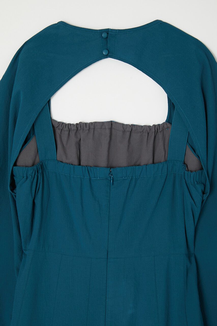 MOUSSY「OPEN NECK TUCK DRESS」|ワンピース|