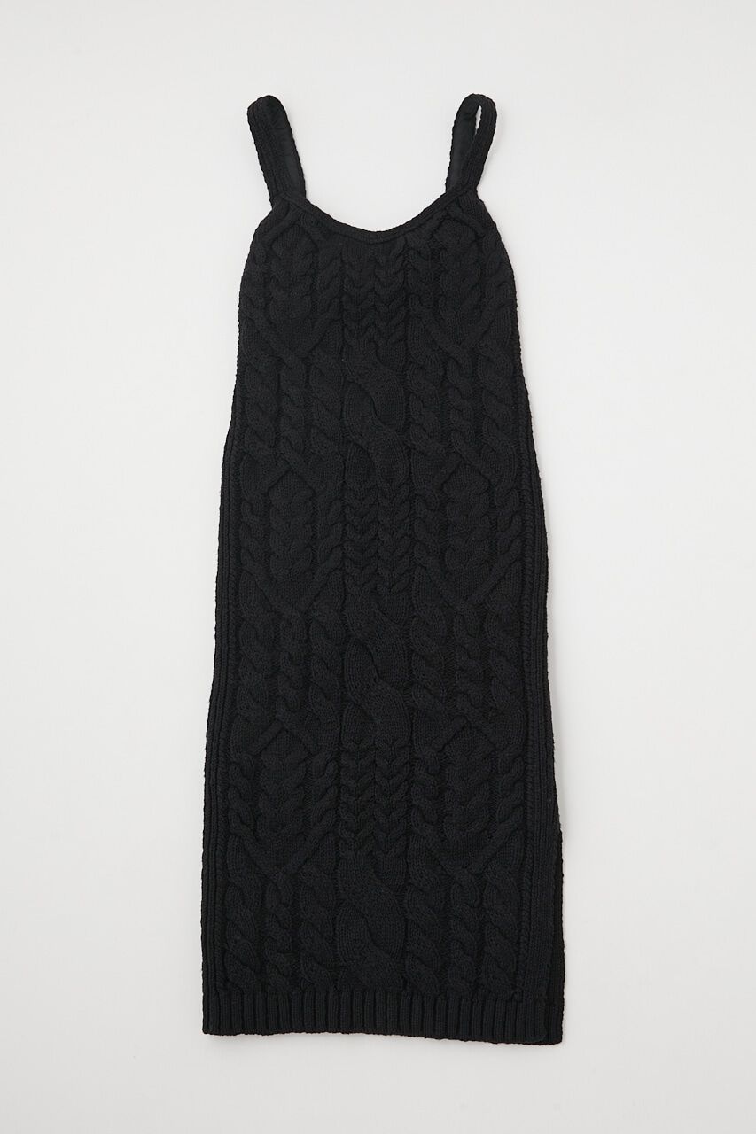 MOUSSY「COTTON SLAB KNIT ドレス」|ワンピース|