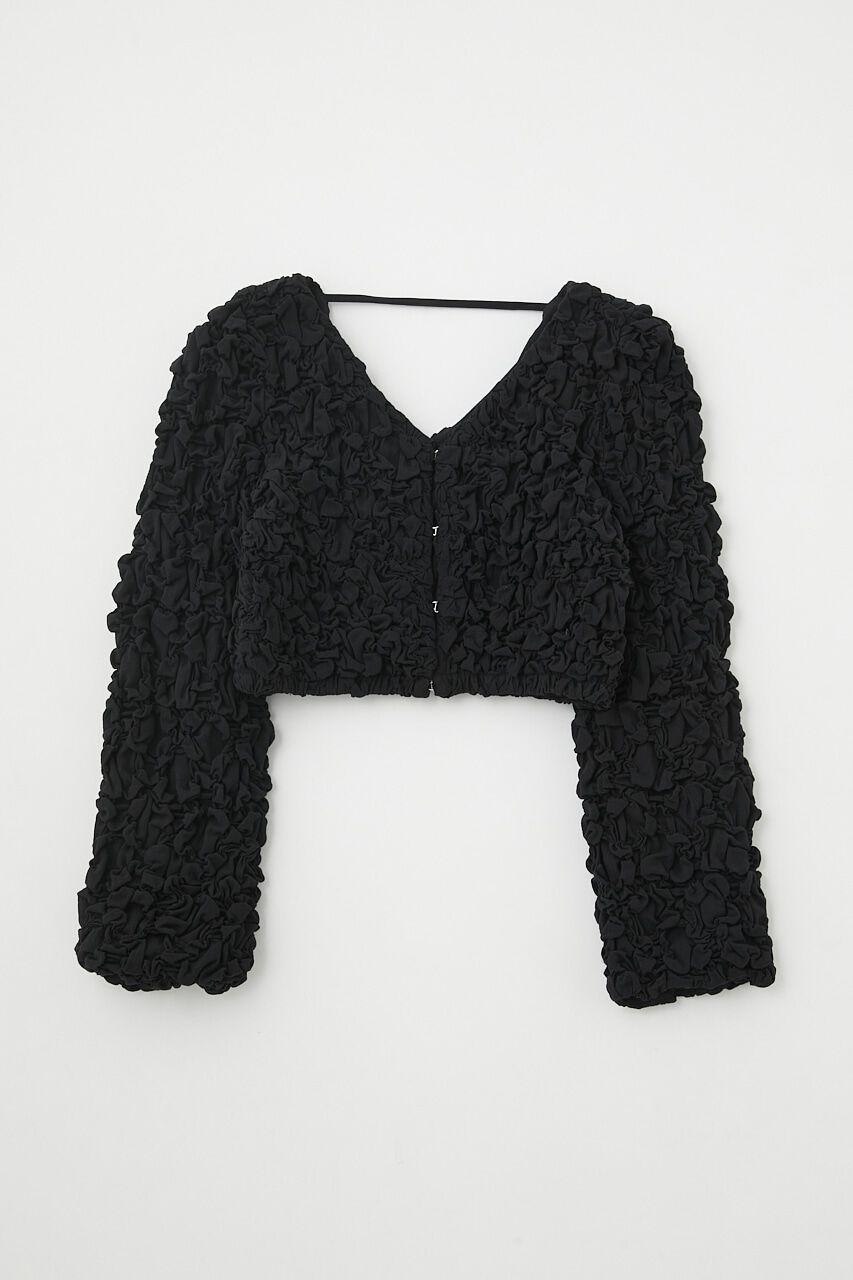 MOUSSY「CRUMPLY GATHER ジャケット」|その他|BLK