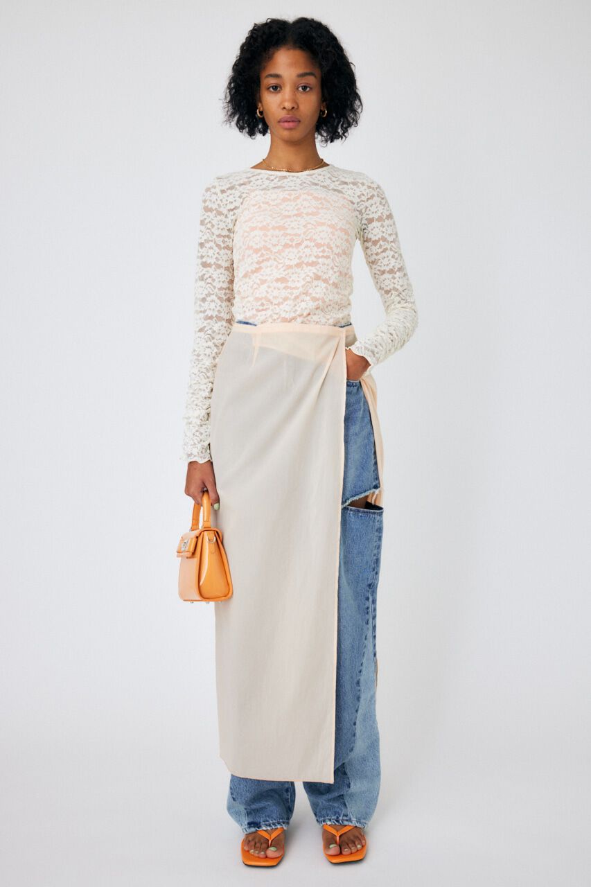 MOUSSY「LAYERED ミニスカート」|スカート|L/PNK1