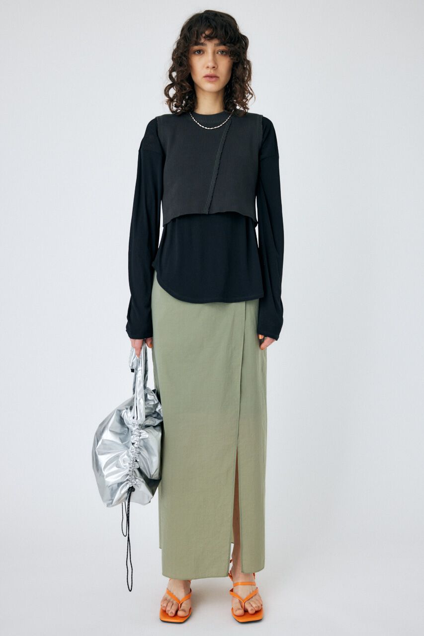 MOUSSY「LAYERED ミニスカート」|スカート|