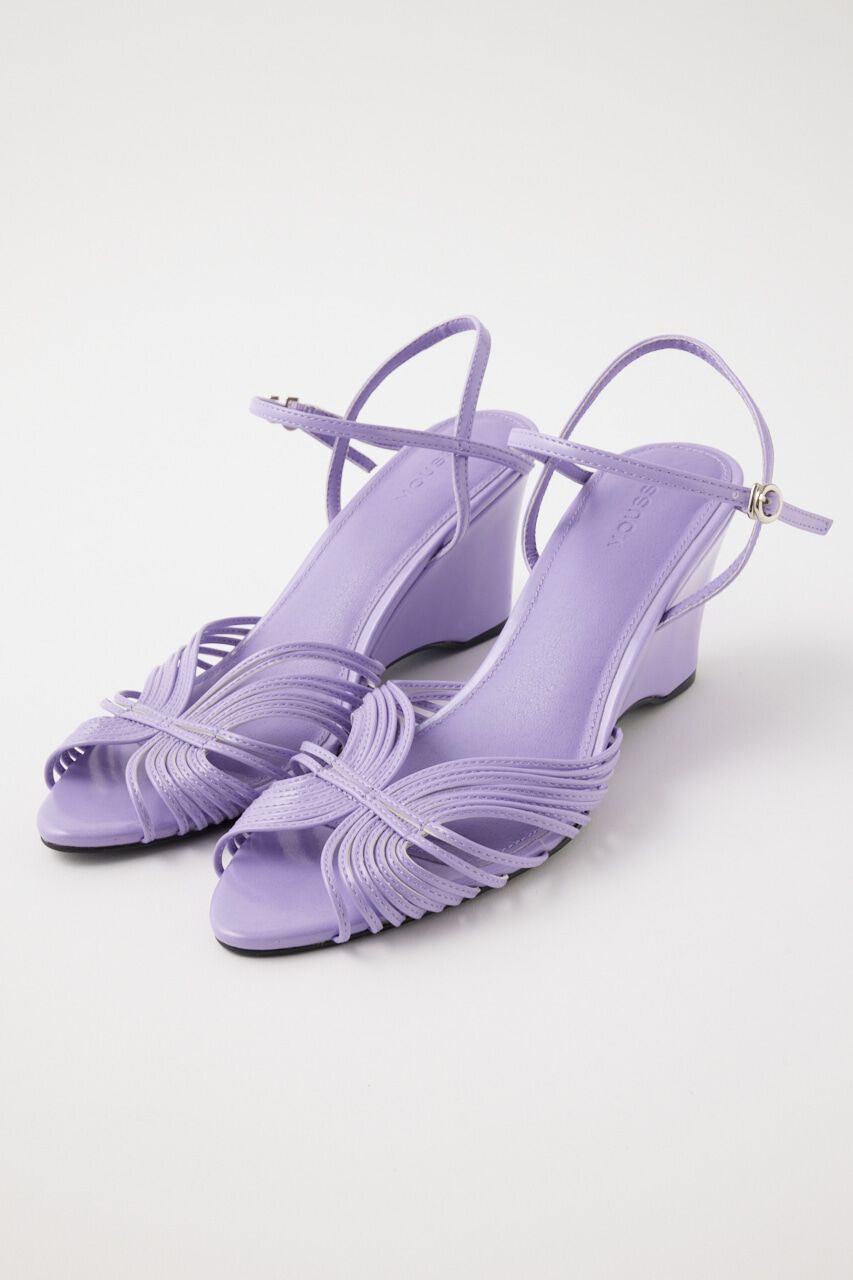 MOUSSY「NARROW STRAP WEDGE サンダル」|サンダル|