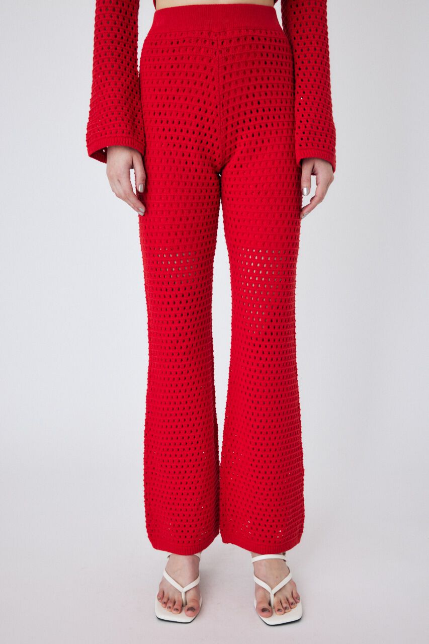 MOUSSY「CROCHET FLARE パンツ」|その他|