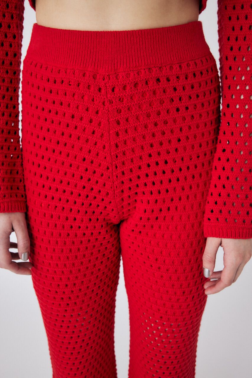 MOUSSY「CROCHET FLARE パンツ」|その他|