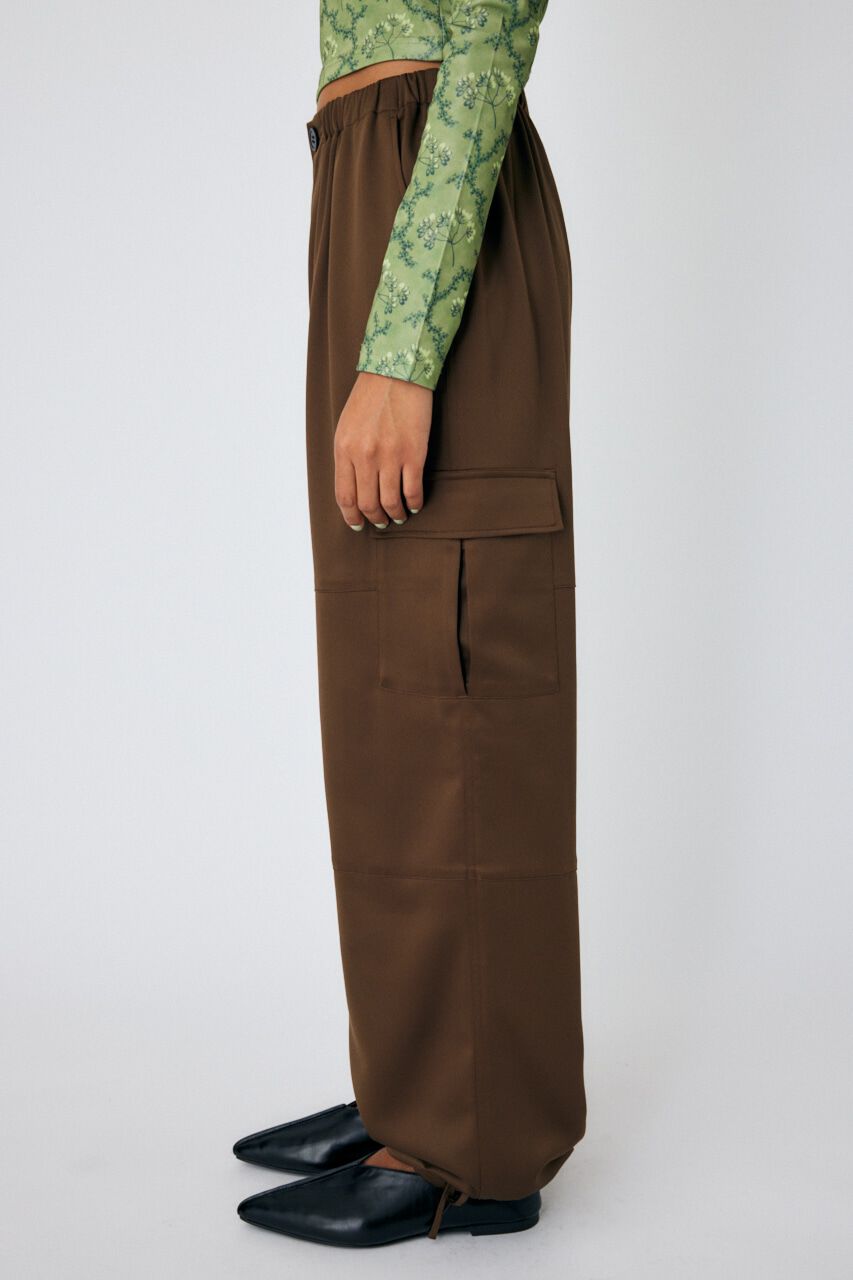 MOUSSY「SATIN WIDE CARGO パンツ」|その他|