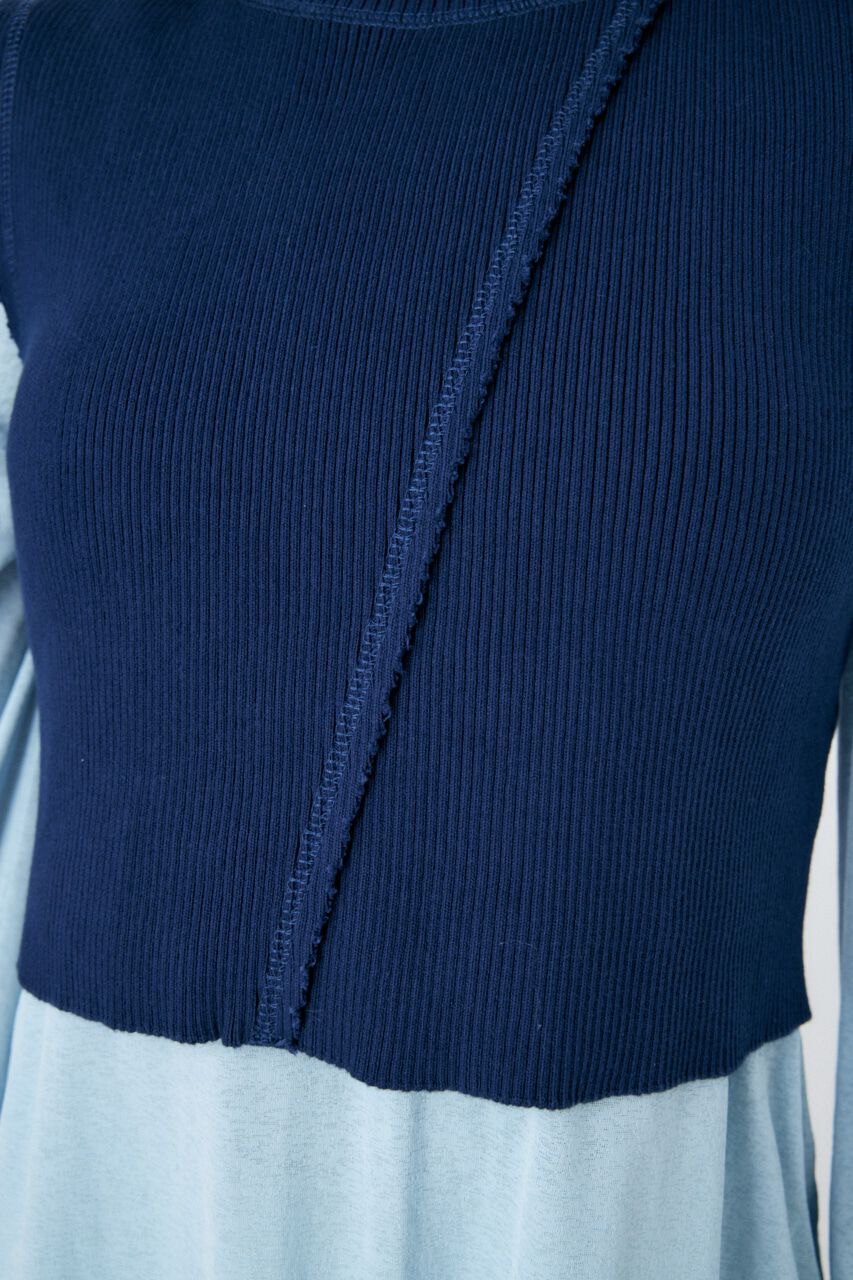 MOUSSY「LAYERED TANK ＆ SHEER LST」|Tシャツ・カットソー|