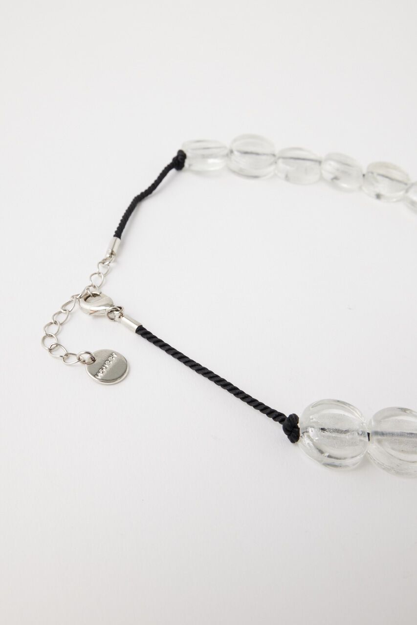 MOUSSY「GLASS BEADS チョーカー」|ネックレス|