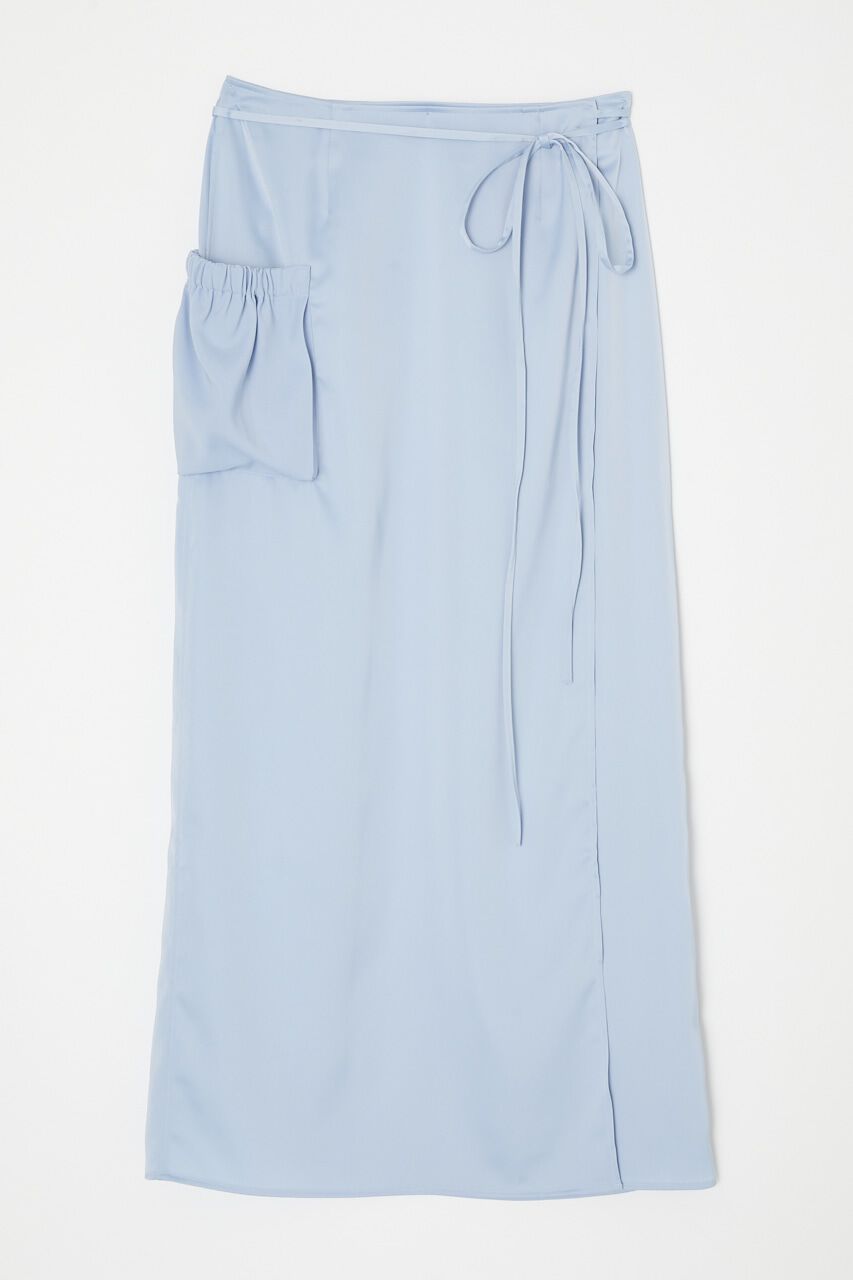 MOUSSY「WAIST TIE SATIN スカート」|スカート|
