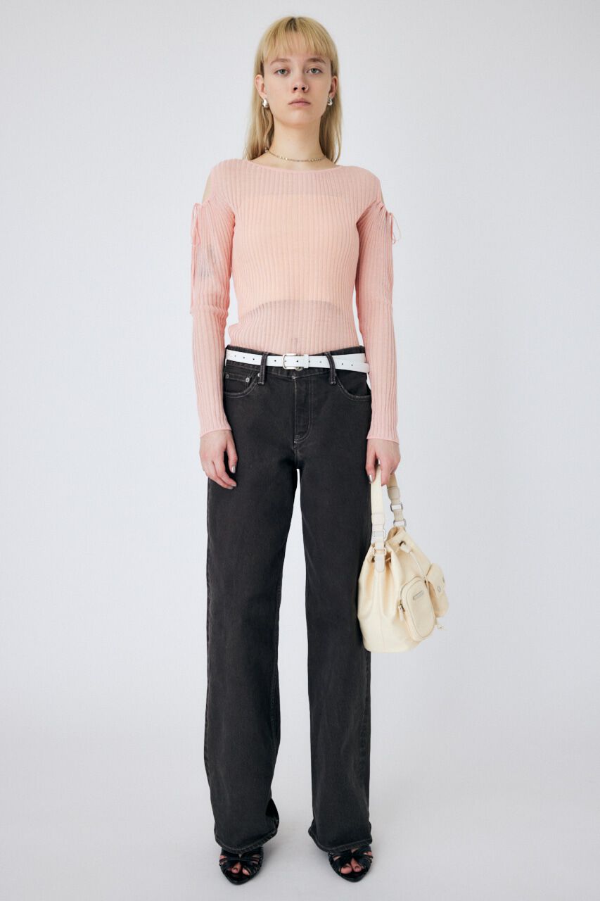 MOUSSY「90S LOWRISE COLOR STRAIGHT」|デニム|D/BRN3