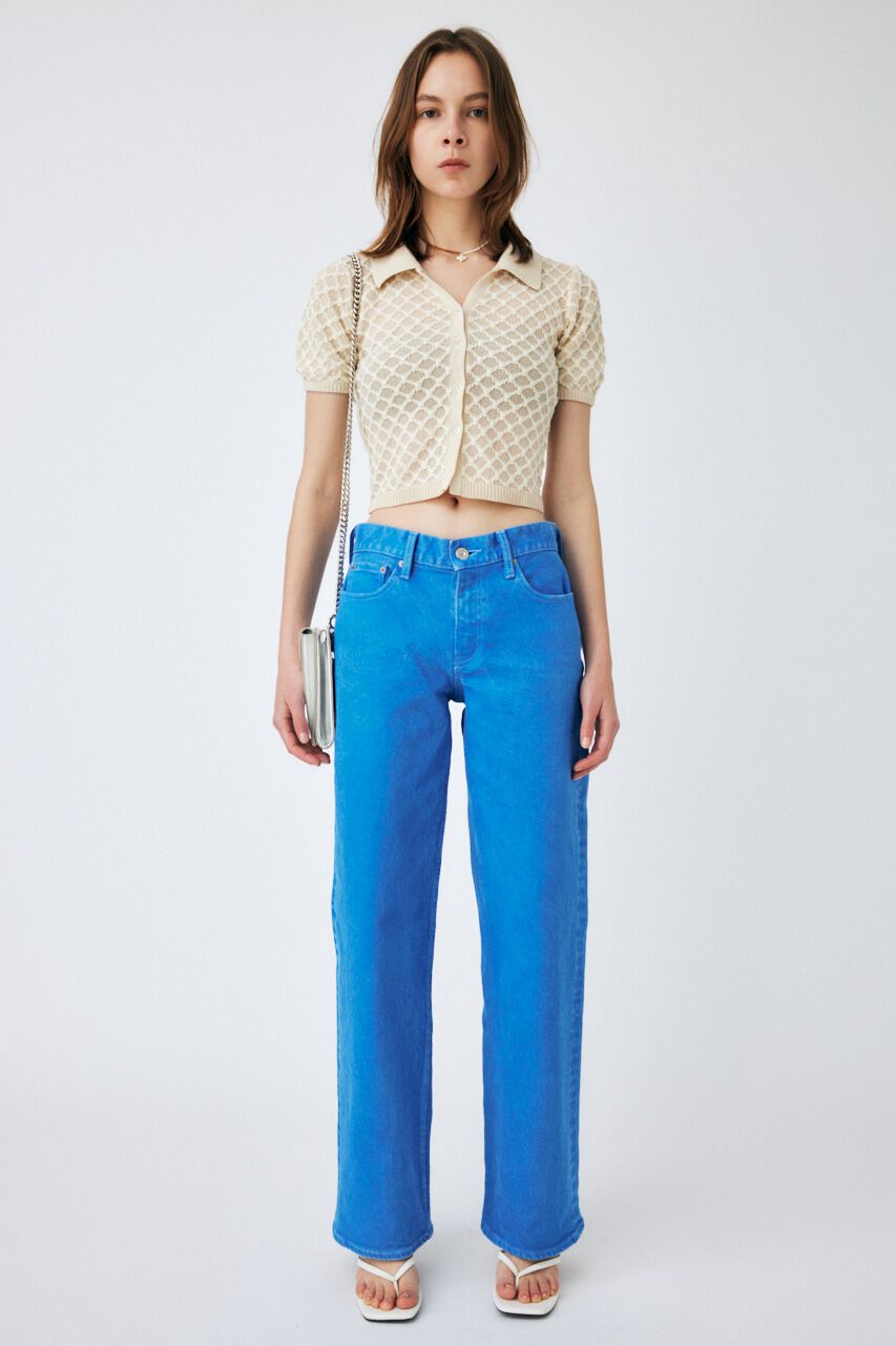 MOUSSY「90S LOWRISE COLOR STRAIGHT」|デニム|
