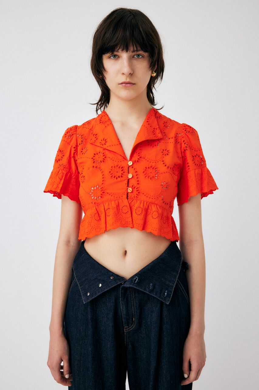 MOUSSY「COTTON LACE ブラウス」|シャツ・ブラウス|