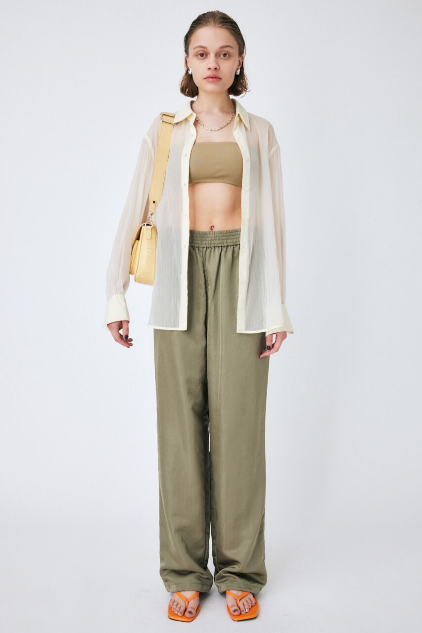 MOUSSY「WRINKLE SHEER シャツ」|シャツ・ブラウス|IVOY3