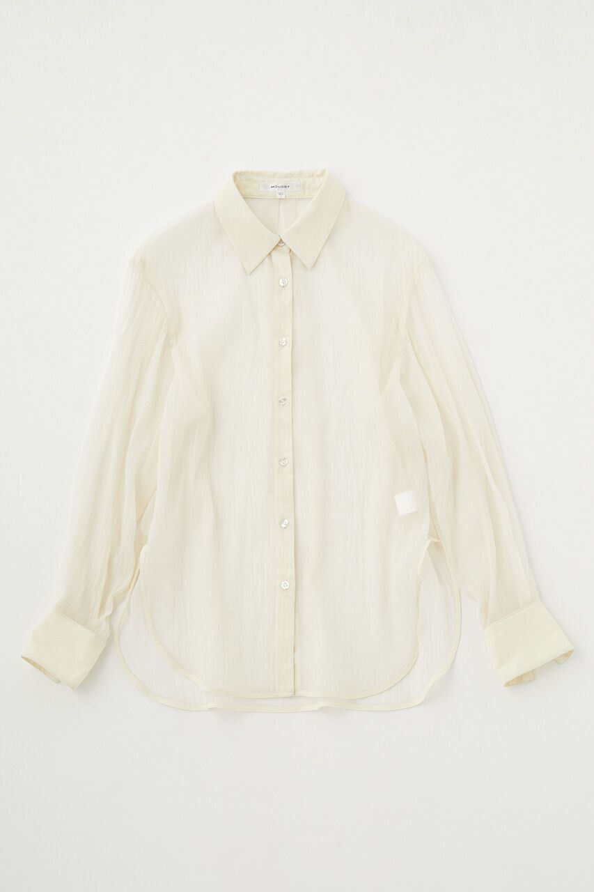 MOUSSY「WRINKLE SHEER シャツ」|シャツ・ブラウス|