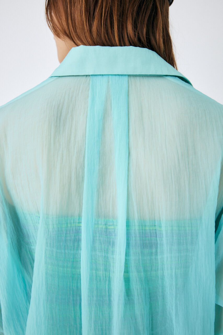 MOUSSY「WRINKLE SHEER シャツ」|シャツ・ブラウス|