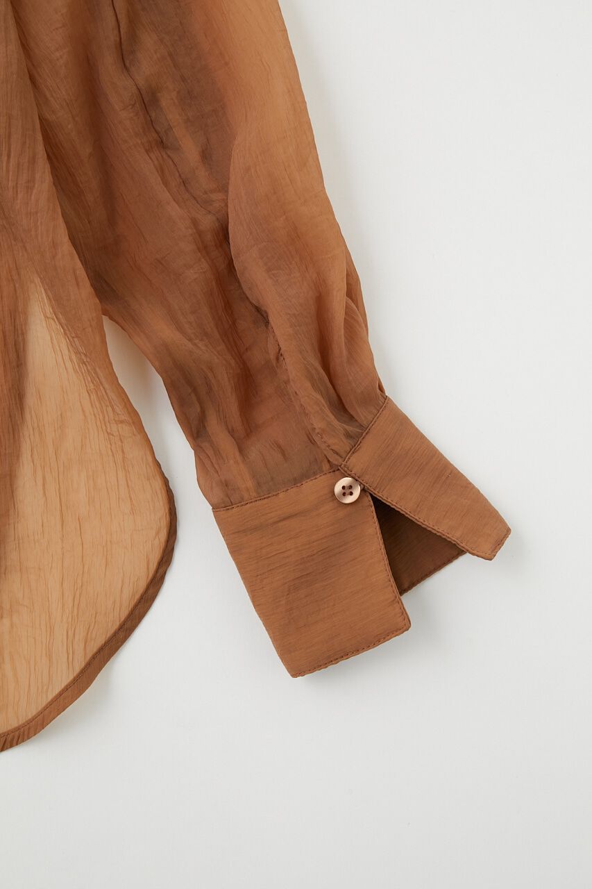 MOUSSY「WRINKLE SHEER シャツ」|シャツ・ブラウス|