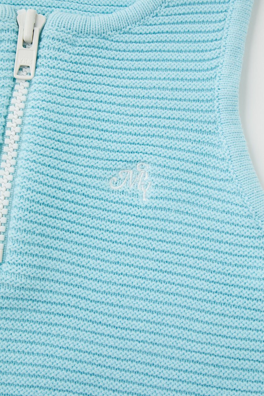 MOUSSY「ZIP UP KNIT タンクトップ」|タンクトップ|