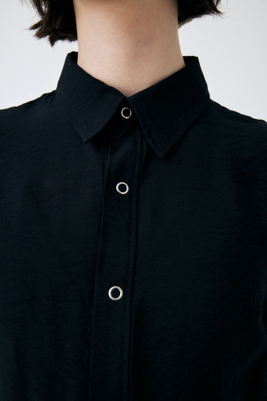 MOUSSY「SHEER SHORT SLEEVE シャツ」|シャツ・ブラウス|