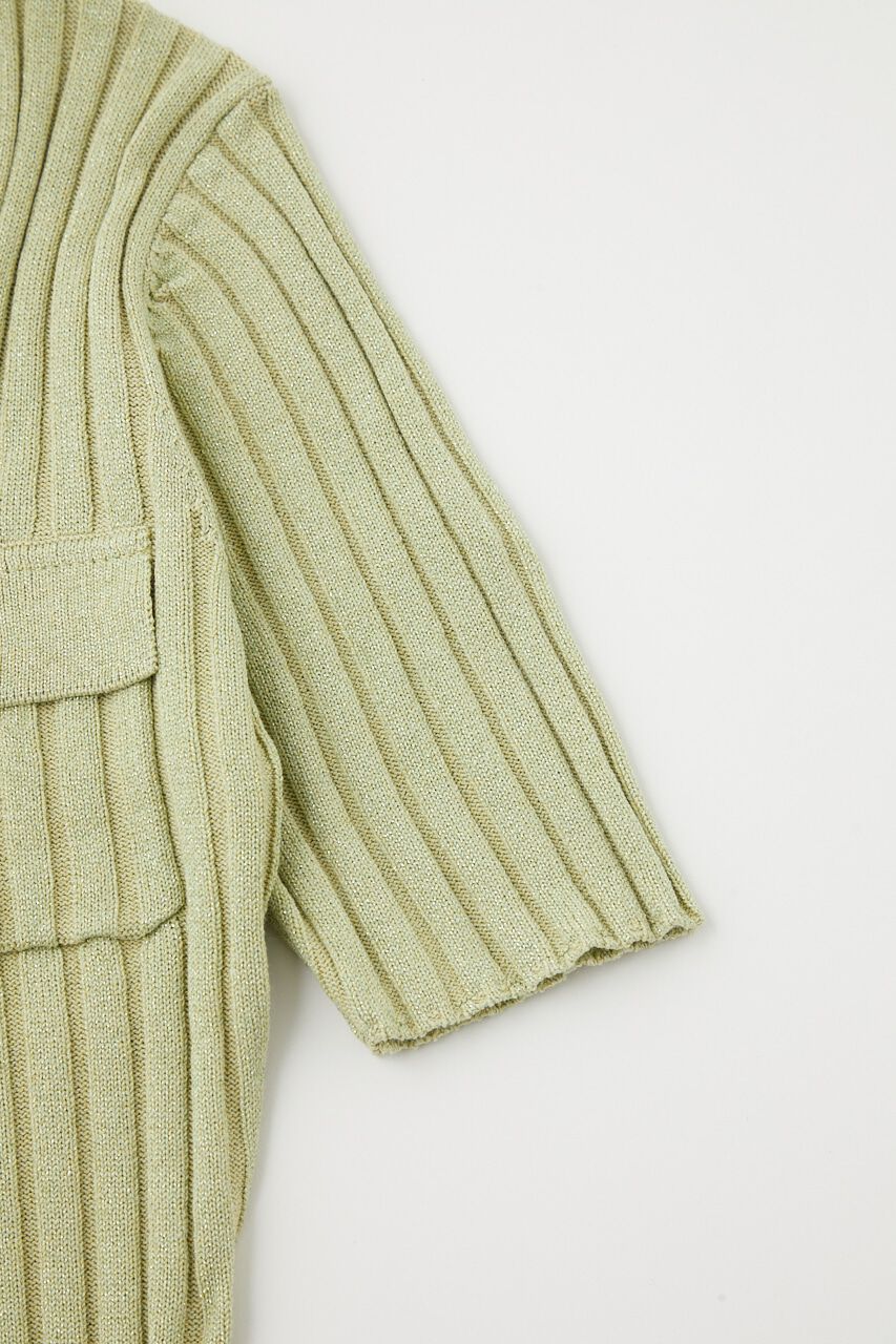 MOUSSY「FRONT BUTTON KNIT トップス」|ニット・セーター|