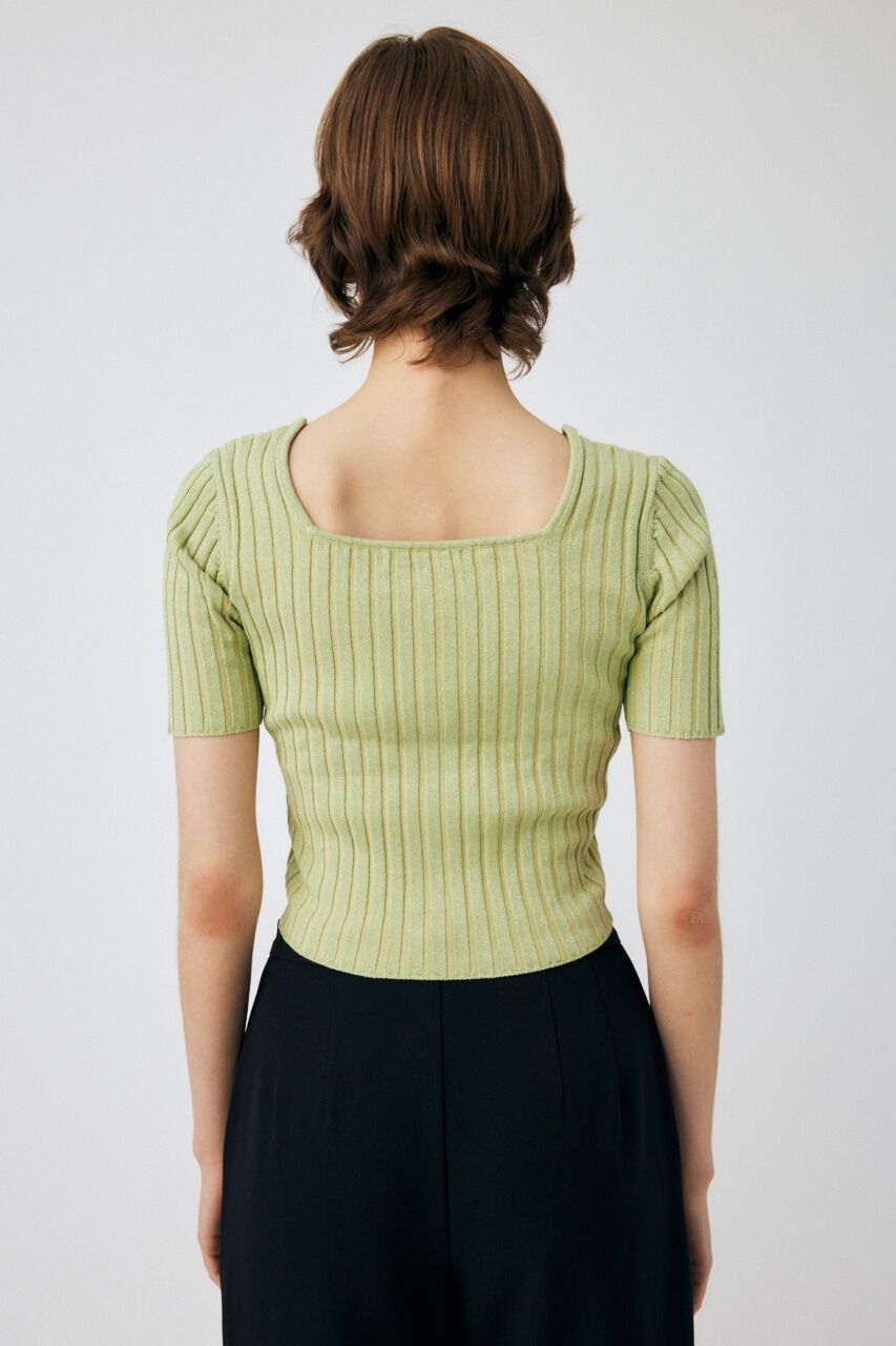 MOUSSY「FRONT BUTTON KNIT トップス」|ニット・セーター|