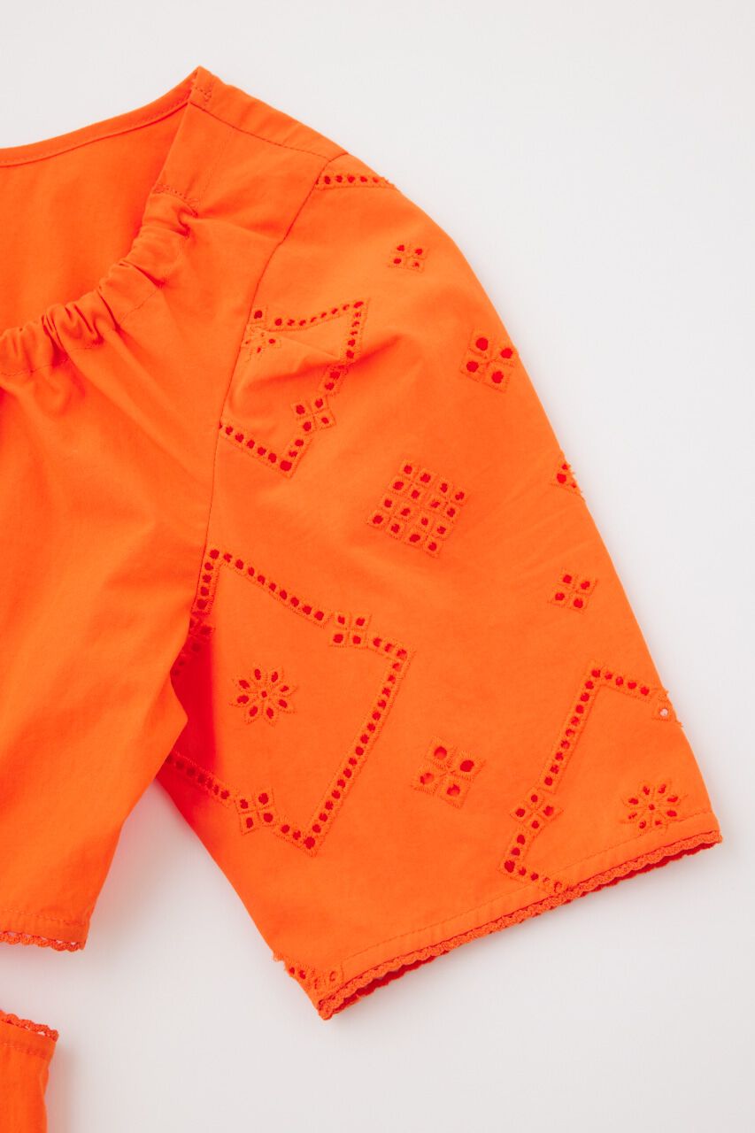 MOUSSY「SIDE SLIT EYELET ブラウス」|シャツ・ブラウス|