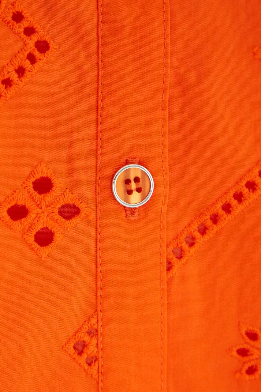 MOUSSY「SIDE SLIT EYELET MINI ドレス」|ワンピース|