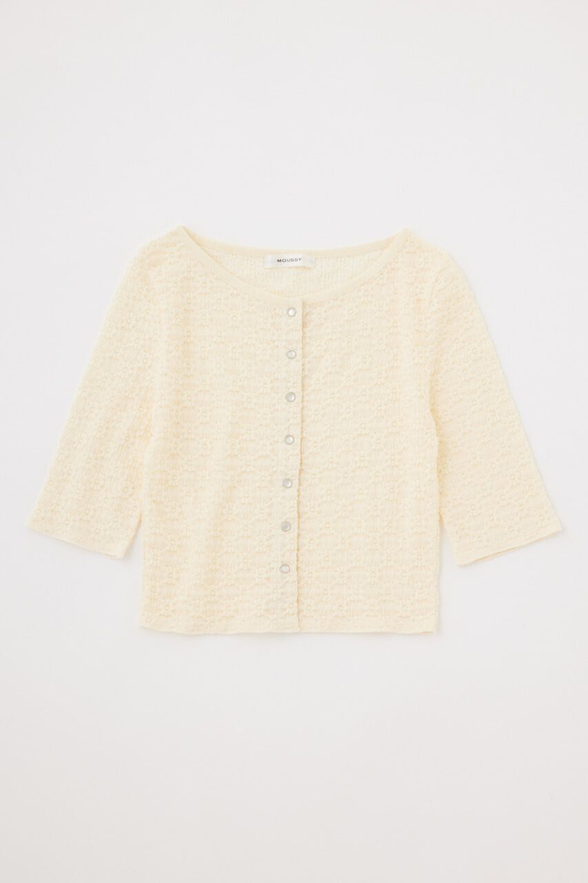 MOUSSY「FLORAL LACY カーディガン」|カーディガン|