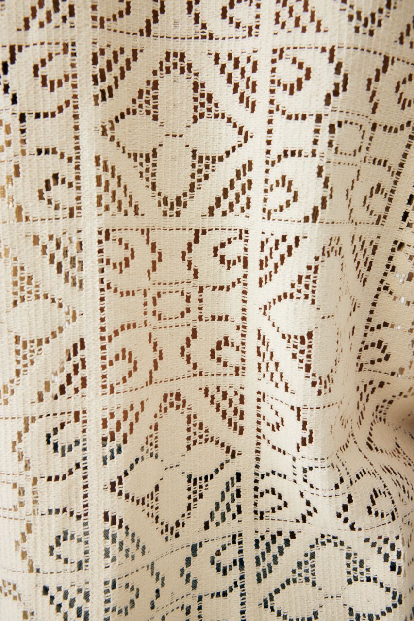 MOUSSY「PANEL LACE HALF SLEEVE シャツ」|シャツ・ブラウス|