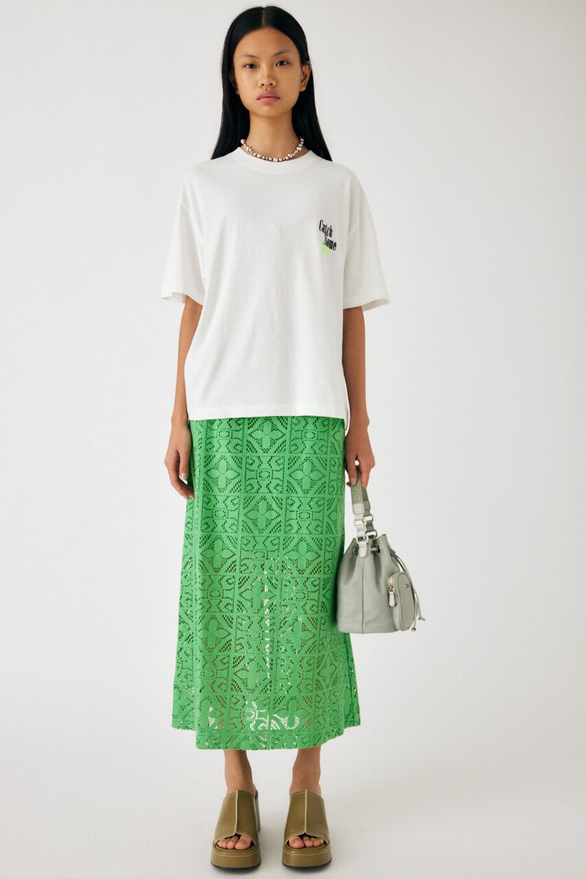 MOUSSY「PANEL LACE スカート」|スカート|GRN