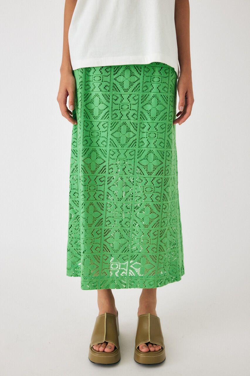 MOUSSY「PANEL LACE スカート」|スカート|