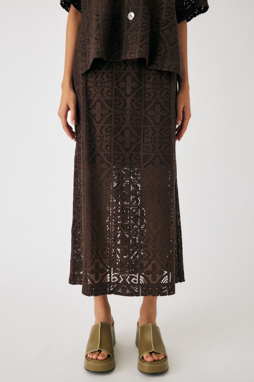 MOUSSY「PANEL LACE スカート」|スカート|