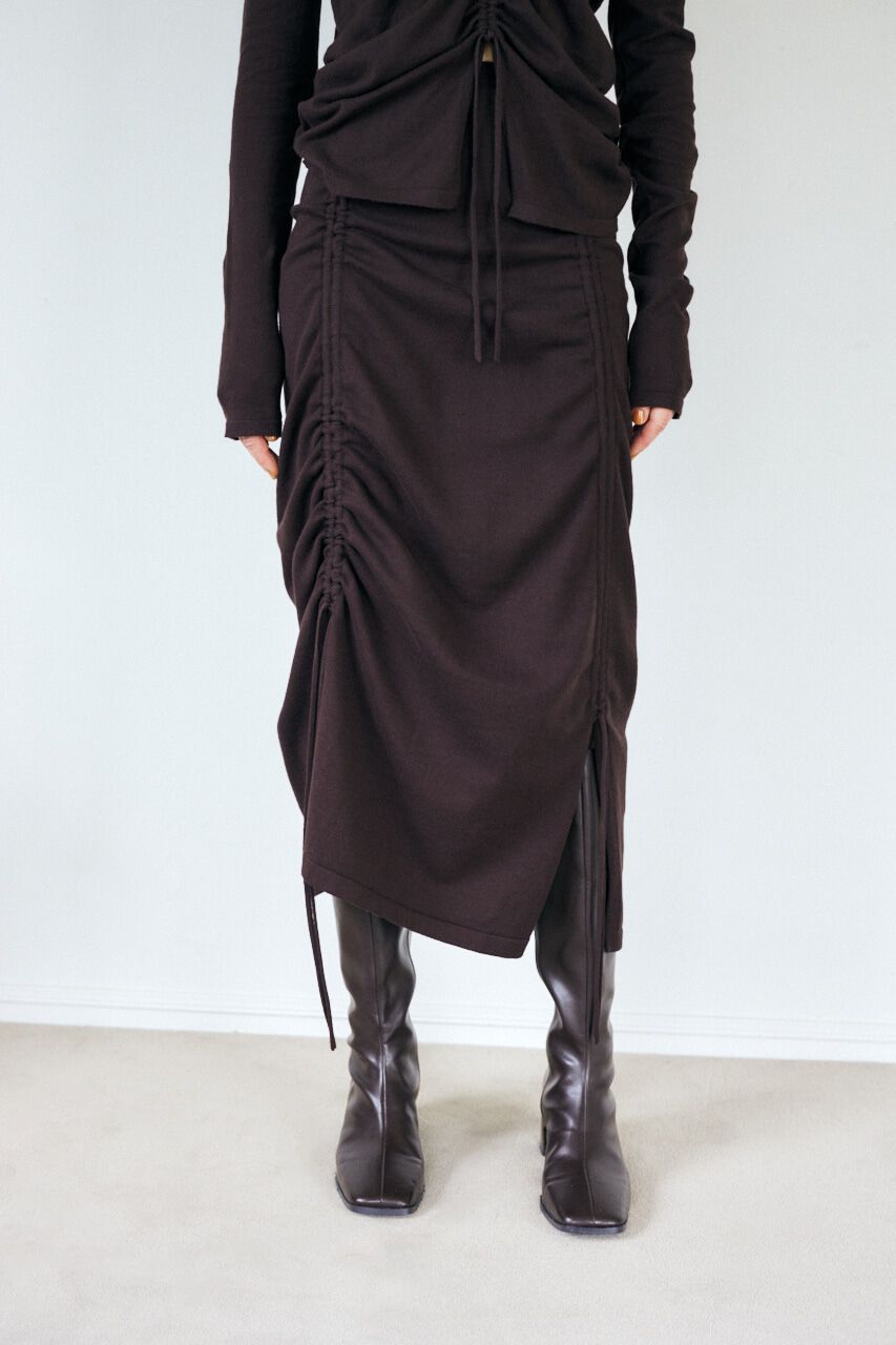 MOUSSY「GATHERING ニット スカート」|スカート|