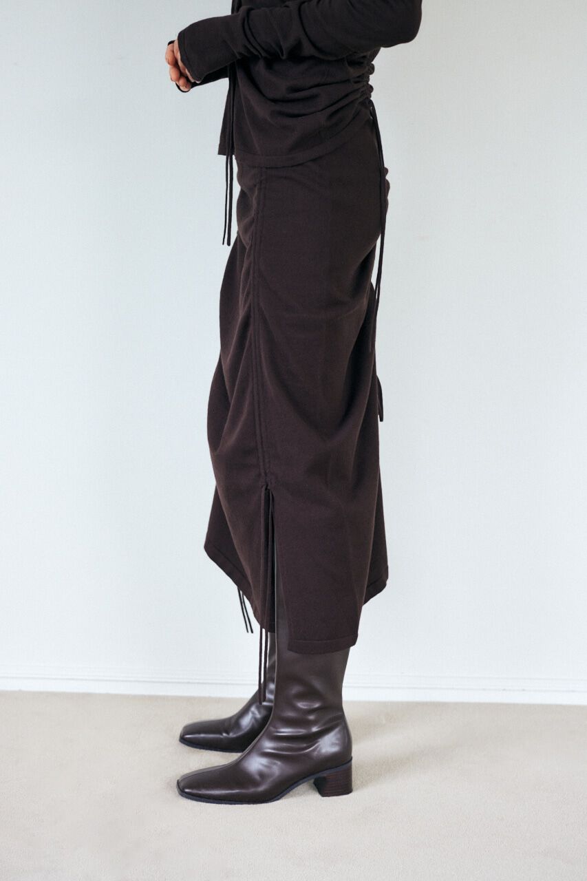 MOUSSY「GATHERING ニット スカート」|スカート|