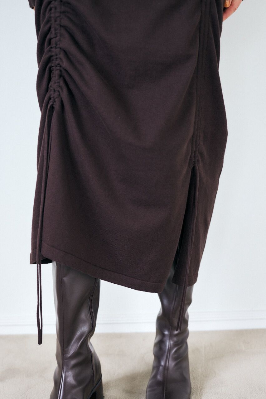 MOUSSY「GATHERING ニット スカート」|スカート|