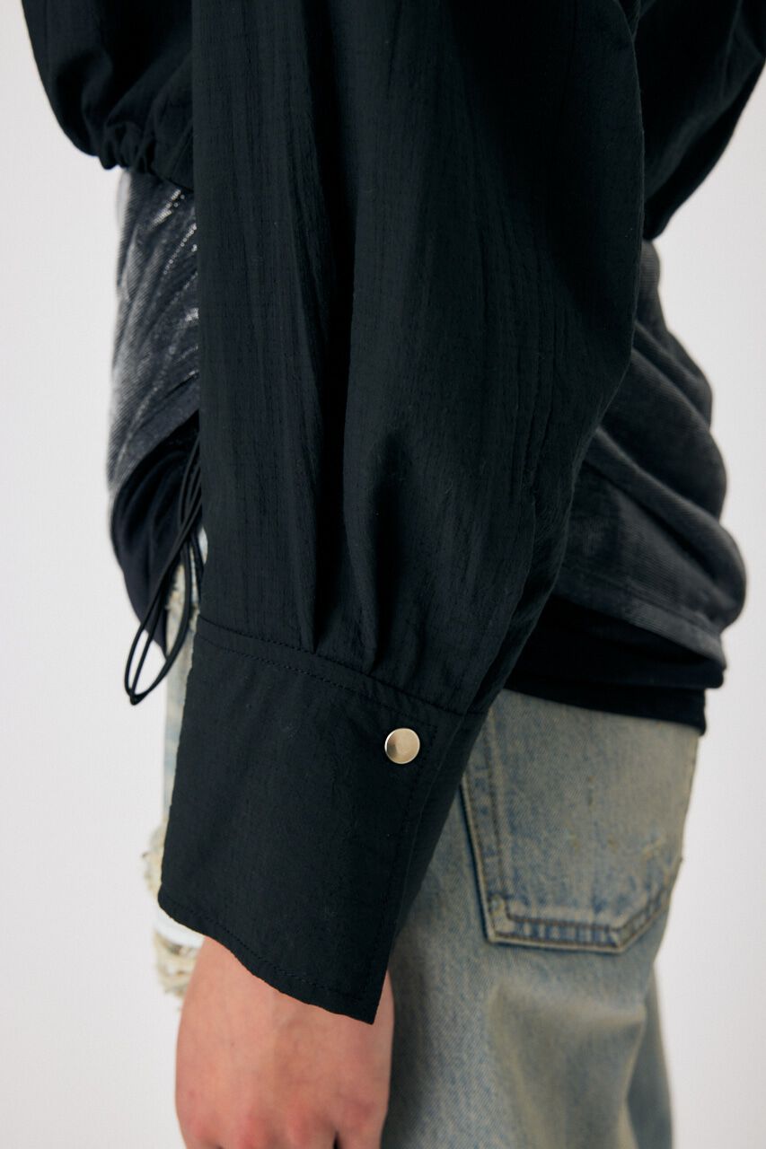 MOUSSY「RIPSTOP CROPPED シャツ」|シャツ・ブラウス|