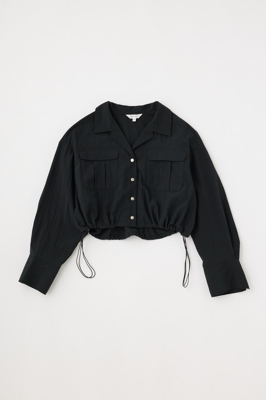 MOUSSY「RIPSTOP CROPPED シャツ」|シャツ・ブラウス|