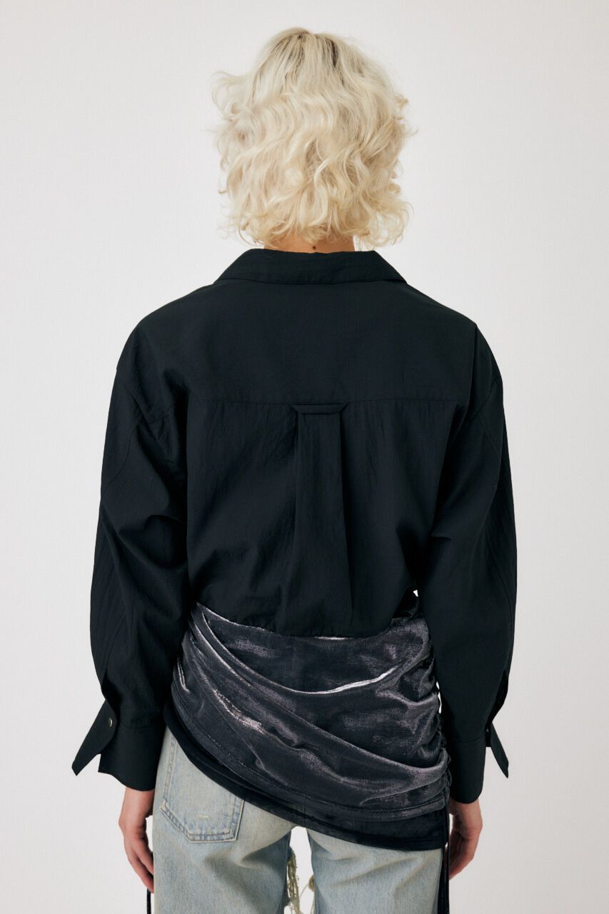 MOUSSY「RIPSTOP CROPPED シャツ」|シャツ・ブラウス|