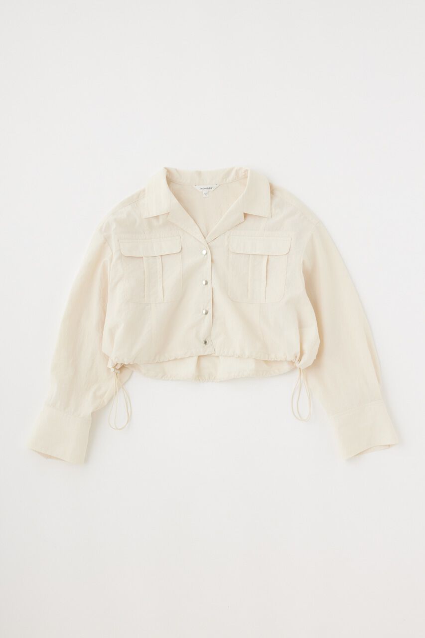 MOUSSY「RIPSTOP CROPPED シャツ」|シャツ・ブラウス|