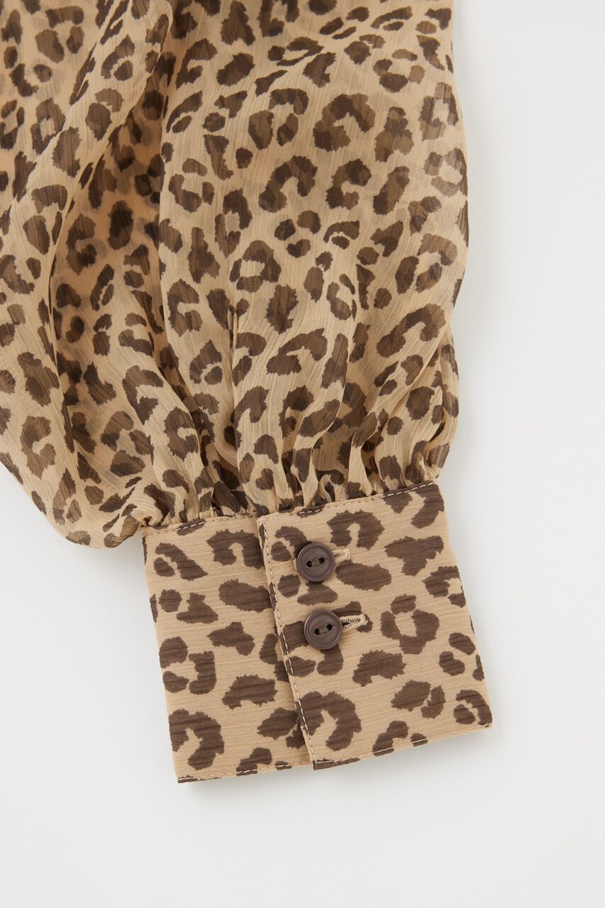 MOUSSY「BACK RIBBON SHEER ブラウス」|シャツ・ブラウス|