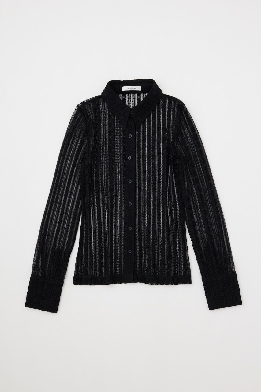 MOUSSY「SHEER LACE SHIRT ブラウス」|Tシャツ・カットソー|