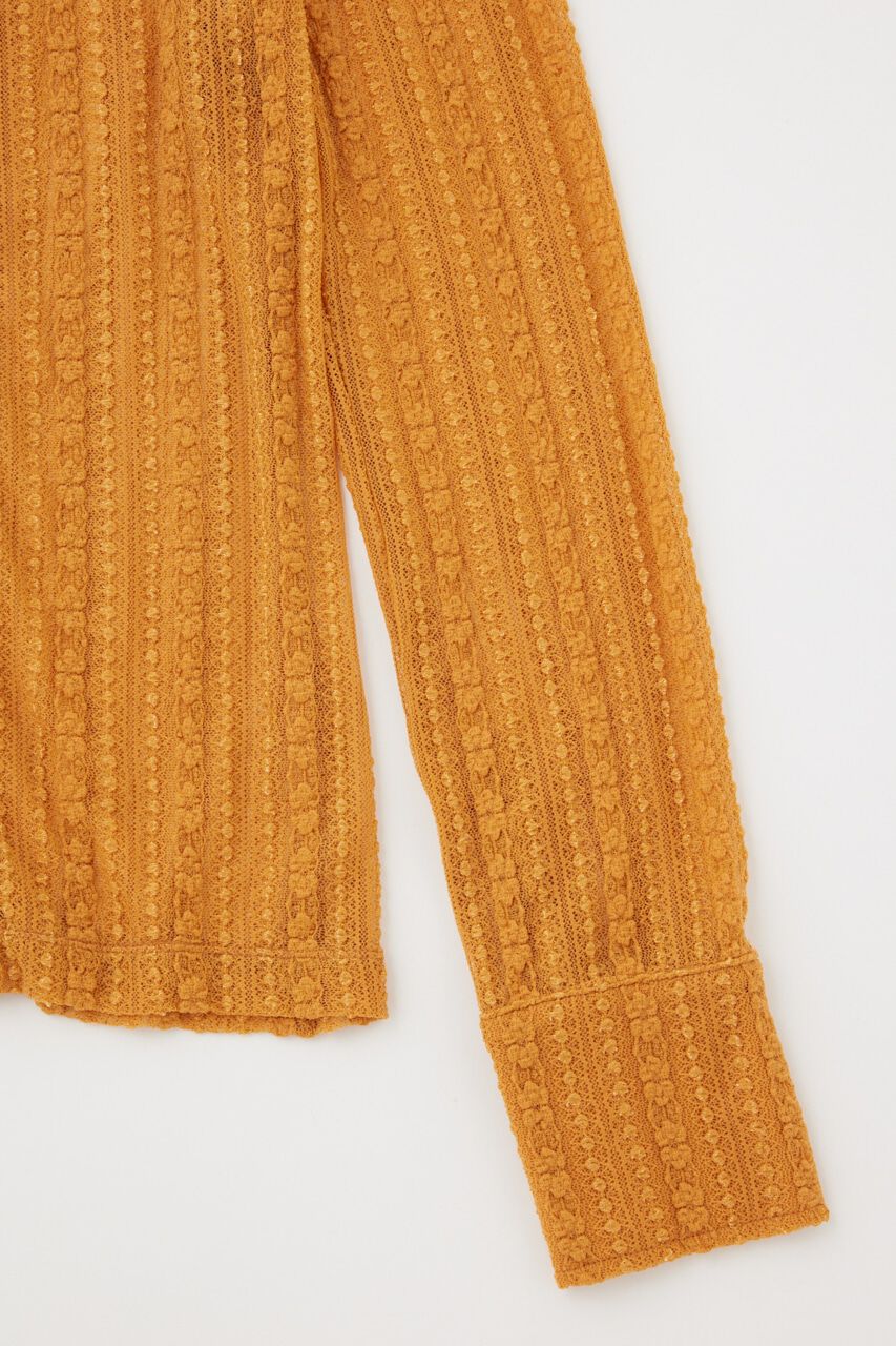 MOUSSY「SHEER LACE SHIRT ブラウス」|Tシャツ・カットソー|